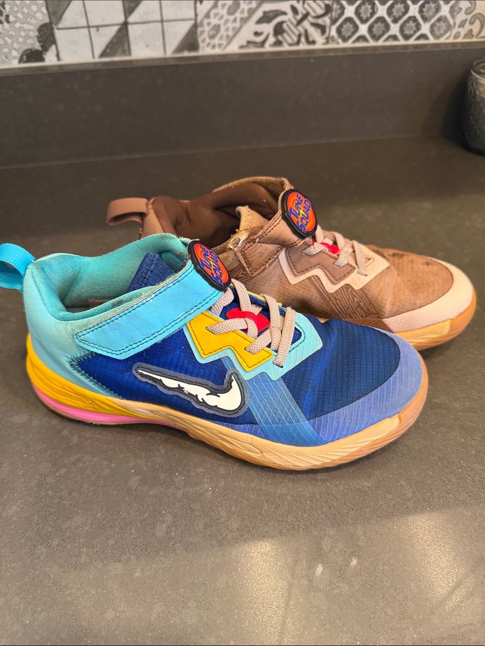 Nike X Tune Squad Sneakers - road Runner, and Wylie coyote